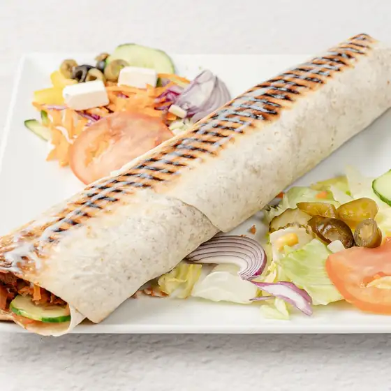 Tortilla na talerzu